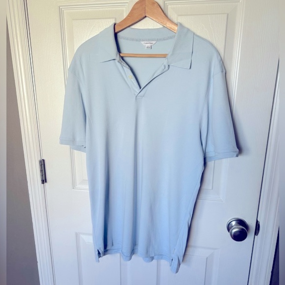 Calvin Klein Short Sleeved Polo, Super Soft